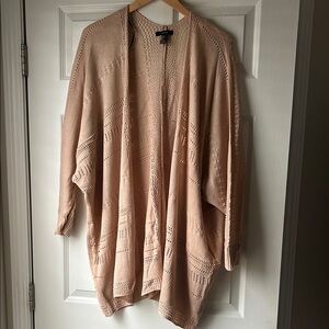Forever 21 Beige Knit Cardigan